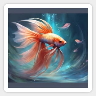 adventure model fish Sticker